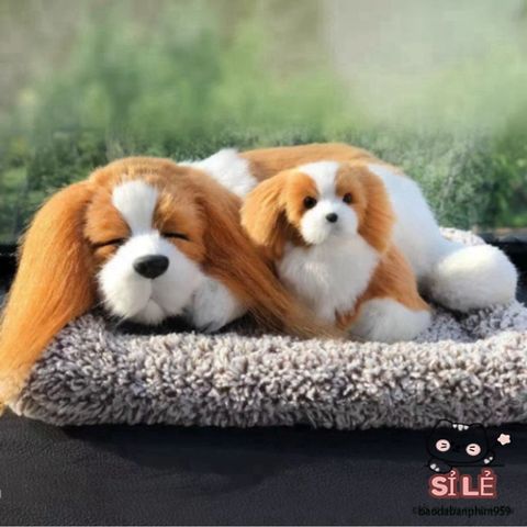 Gấu Bông Chó Hoạt Tính Nano - Phụ Kiện Trang Trí Xe Hơi Khử Mùi & Thanh Lọc Không Khí, Dễ Thương và An Toàn Cho Gia Đình