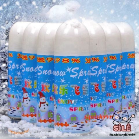 Bình Xịt Tuyết GDFG374 - Thiết Kế Hoa Văn Rực Rỡ, Trang Trí Lễ Hội, Tiệc Sinh Nhật, Đám Cưới, Sự Kiện Đặc Biệt