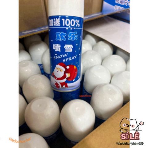 Bình Xịt Tuyết Giáng Sinh 250ml - Trang Trí Tiệc Tùng, Tạo Không Gian Huyền Diệu và Lãng Mạn cho Bữa Tiệc và Sự Kiện