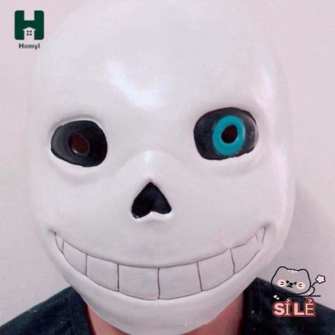 Mặt nạ Hóa Trang Undertale Sans - Phụ Kiện Halloween Độc Đáo Cho Tiệc Tùng và Lễ Hội Mardi Gras