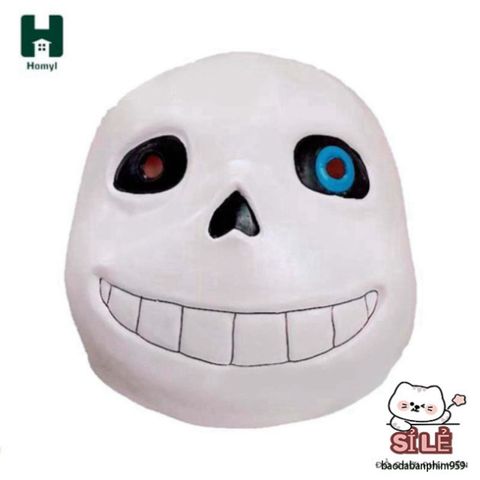 Mặt nạ Hóa Trang Undertale Sans - Phụ Kiện Halloween Độc Đáo Cho Tiệc Tùng và Lễ Hội Mardi Gras