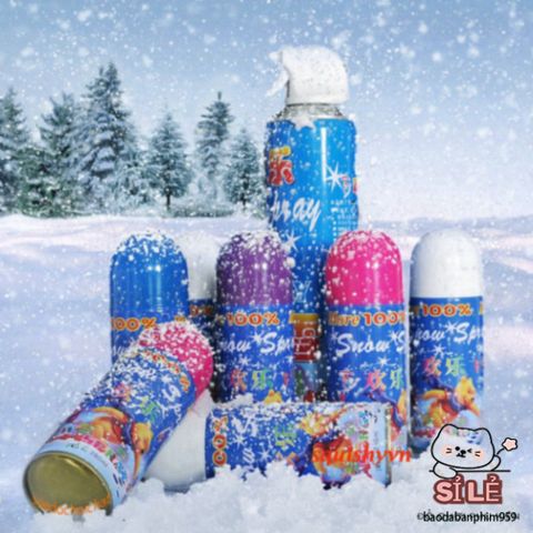 Bình Xịt Tuyết Rơi - Tạo Hiệu Ứng Tuyết Trắng Lung Linh Cho Trò Chơi Ngoài Trời, Quà Tặng Thú Vị Cho Mọi Lứa Tuổi