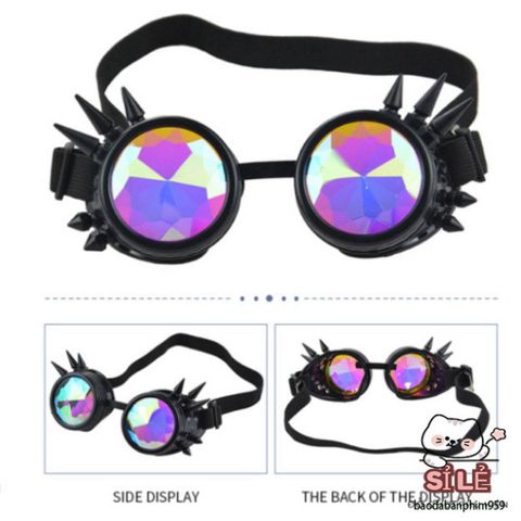 Kính Vạn Hoa Nam - Kính Râm Thời Trang Độc Đáo Có Khả Năng Thay Đổi Màu Sắc, Phụ Kiện Cosplay Trẻ Trung, Chất Lượng Cao