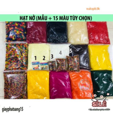 Túi Hạt Nở Khổng Lồ 1KG - Trang Trí Sáng Tạo Không Gian Sống Với Viên Nở Đầy Màu Sắc, Đồ Chơi Thú Vị Cho Người Lớn Và Trẻ Em
