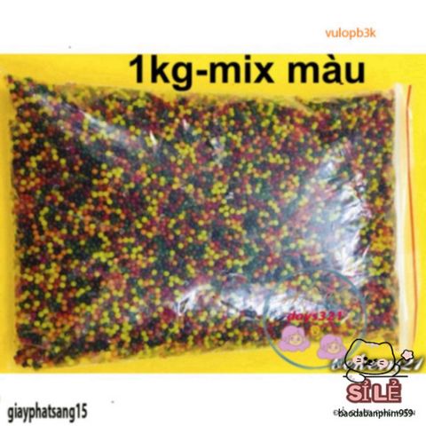 Túi Hạt Nở Khổng Lồ 1KG - Trang Trí Sáng Tạo Không Gian Sống Với Viên Nở Đầy Màu Sắc, Đồ Chơi Thú Vị Cho Người Lớn Và Trẻ Em