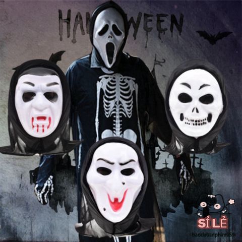 Mặt Nạ Thần Chết Scream Halloween Chính Hãng - Phụ Kiện Hóa Trang Độc Đáo Cho Bữa Tiệc Halloween, Tạo Dáng Bí Ẩn Quyền Rũ