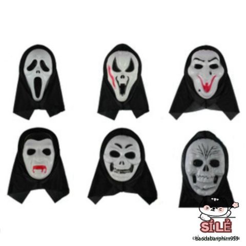 Mặt Nạ Thần Chết Scream Halloween Chính Hãng - Phụ Kiện Hóa Trang Độc Đáo Cho Bữa Tiệc Halloween, Tạo Dáng Bí Ẩn Quyền Rũ