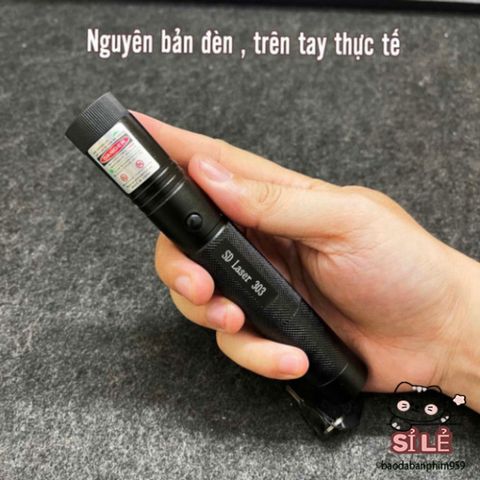 Bút Laser 303 Xanh - Đèn Chiếu Laser Mạnh, Tầm Xa 2km, Pin 3000mAh, Chất Lượng Cao, Phù Hợp Học Tập và Giải Trí