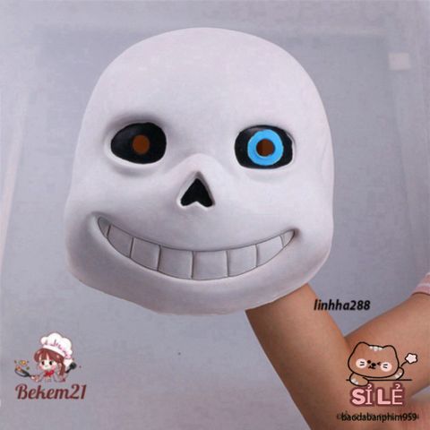 Mặt Nạ Hóa Trang Sans Papyrus - Phụ Kiện Cosplay Từ Game 