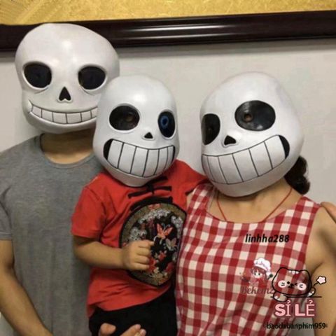 Mặt Nạ Hóa Trang Sans Papyrus - Phụ Kiện Cosplay Từ Game 