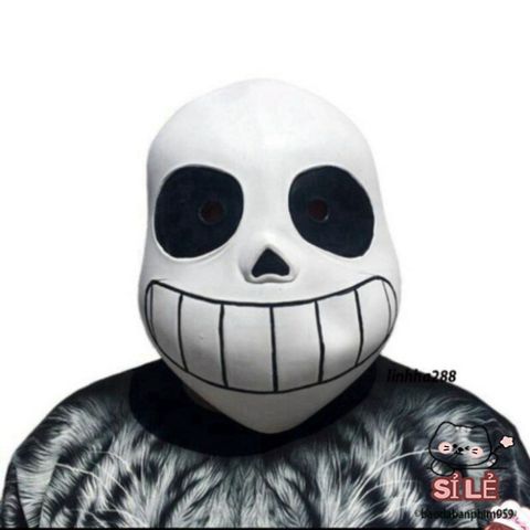 Mặt Nạ Hóa Trang Sans Papyrus - Phụ Kiện Cosplay Từ Game 
