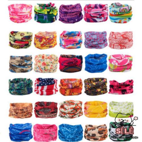 Khăn Turban Đa Năng 2025 - Phụ Kiện Thời Trang Phượt Thủ, Co Giãn 4 Chiều, Sắc Màu Rực Rỡ, Nhiều Kiểu Dùng Thời Trang