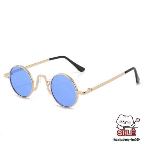Kính Mắt Tròn Thời Trang Kim Loại Chống UV400 - Phụ Kiện Thời Trang Nổi Bật Cho Nam Nữ, Kính Bói Chất Lượng Cao