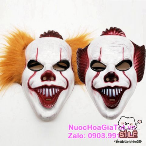 Mặt Nạ Hề Đỏ Rạp Xiếc - Phụ Kiện Hóa Trang Halloween Độc Đáo, Trẻ Em & Người Lớn, Dễ Dàng Tạo Dáng Thú Vị, Chất Liệu Nhựa Bền Bỉ