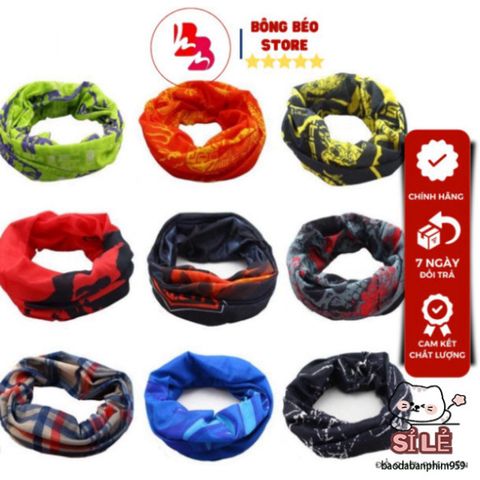 Khăn Đa Năng Chống Nắng Ống Thun Lạnh - Phụ Kiện Thời Trang Mùa Hè Cho Hoạt Động Ngoài Trời, Nhiều Màu Sắc Đẹp, Dễ Dàng Sử Dụng