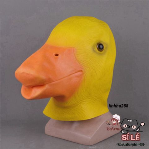Mặt Nạ Cao Su Vịt Donald - Phụ Kiện Hóa Trang Độc Đáo Cho Halloween, Tiệc Sinh Nhật và Lễ Hội Vui Nhộn