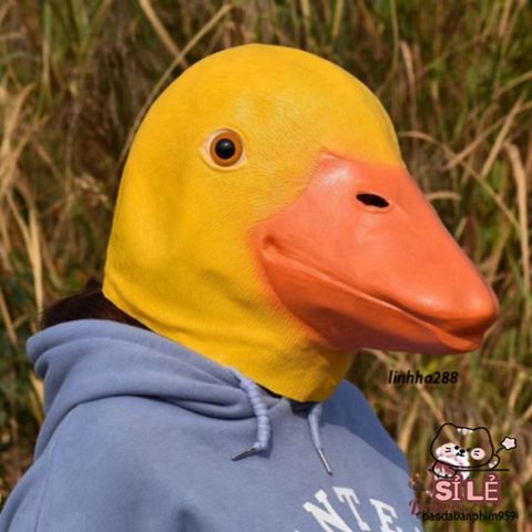 Mặt Nạ Cao Su Vịt Donald - Phụ Kiện Hóa Trang Độc Đáo Cho Halloween, Tiệc Sinh Nhật và Lễ Hội Vui Nhộn