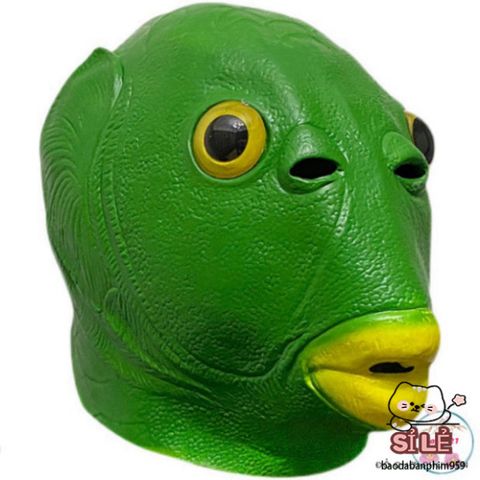 Mặt Nạ CÁ VÀNG GOLD Cho Người Lớn - Hóa Trang Halloween, Cosplay Độc Đáo, Xu Hướng TikTok, Phụ Kiện Thời Trang Nổi Bật