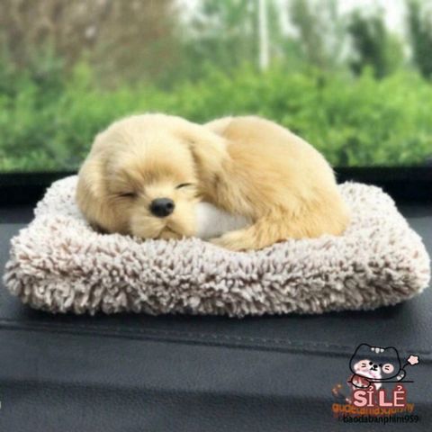 Thú Bông Mèo Trắng Trán Vàng Kháng Khuẩn - Lọc Khí Than Hoạt Tính Dễ Thương Cho Ô Tô và Thú Cưng