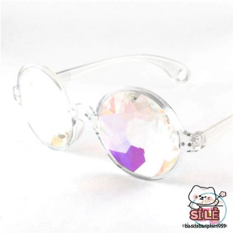 Gọng Kính Thời Trang Trong Suốt Hồng Đen - Kính Lấp Lánh Phong Cách Nghệ Thuật, Phụ Kiện Tiệc Tùng Cho Mọi Dịp