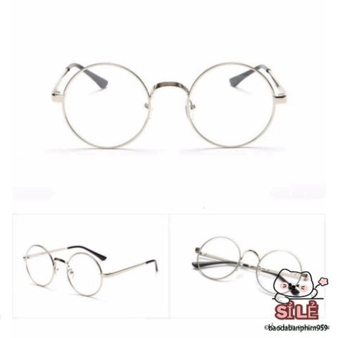 Gọng Kính Nobita Kim Loại Hình Tròn - Phong Cách Trẻ Trung, Nhiều Màu Sắc, Dành Cho Nam Nữ, Thời Trang Hiện Đại