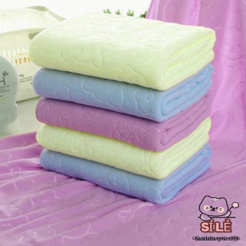 Khăn Tắm Microfiber Nano Nhật Bản 70x140 cm - Thiết Kế Sang Trọng, Mềm Mại, An Toàn Cho Da, Thấm Hút Nhanh