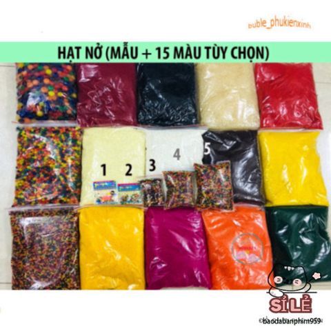 Gói Hạt Nở Khổng Lồ 1KG Nhiều Màu Sắc - Dụng Cụ Trang Trí Sáng Tạo An Toàn Cho Gia Đình, DIY Vui Vẻ