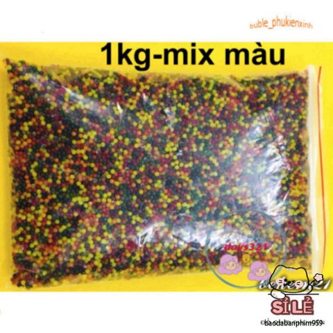 Gói Hạt Nở Khổng Lồ 1KG Nhiều Màu Sắc - Dụng Cụ Trang Trí Sáng Tạo An Toàn Cho Gia Đình, DIY Vui Vẻ