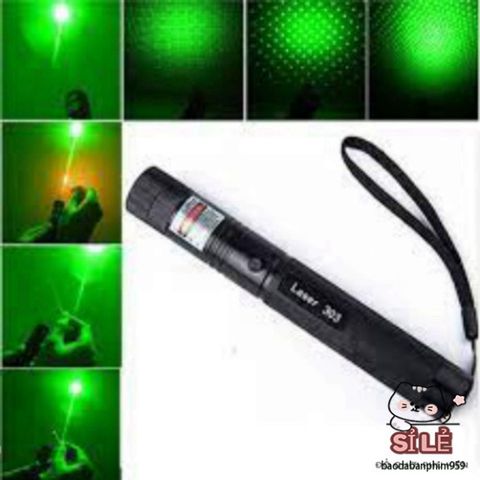 Đèn Pin Laser 303 Siêu Sáng - Tia Xanh & Đỏ, Chiếu Xa, Thiết Kế Bền Bỉ, Công Cụ Hữu Ích Cho Du Lịch, Phượt Thủ, Thiết Kế Sân Khấu