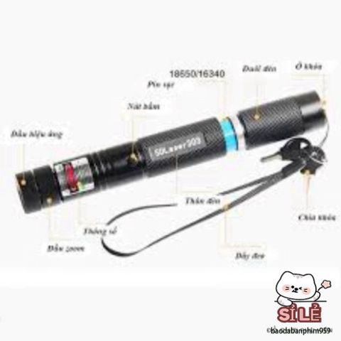 Đèn Pin Laser 303 Siêu Sáng - Tia Xanh & Đỏ, Chiếu Xa, Thiết Kế Bền Bỉ, Công Cụ Hữu Ích Cho Du Lịch, Phượt Thủ, Thiết Kế Sân Khấu