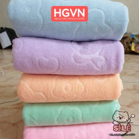 Khăn Tắm Nhật Bản Kích Thước Lớn 140 x 70 cm - Siêu Mềm Mại, Thấm Hút Nước Tốt, An Toàn Cho Da Nhạy Cảm - Trải Nghiệm Tắm Thư Giãn Tuyệt Vời