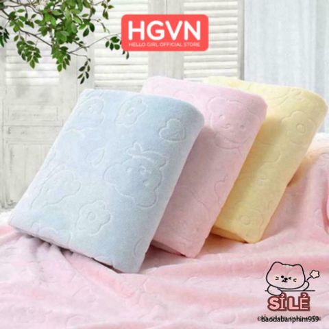 Khăn Tắm Nhật Bản Kích Thước Lớn 140 x 70 cm - Siêu Mềm Mại, Thấm Hút Nước Tốt, An Toàn Cho Da Nhạy Cảm - Trải Nghiệm Tắm Thư Giãn Tuyệt Vời