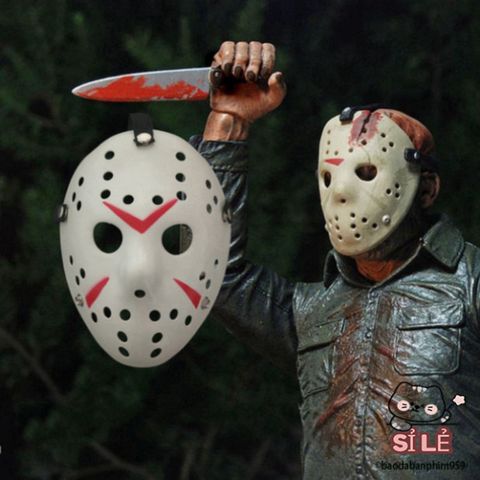 Mặt Nạ Jason Halloween - Phụ Kiện Cosplay Kinh Dị Cho Người Lớn, Quà Tặng Lễ Hội Đầy Ma Quái, Thích Hợp Halloween
