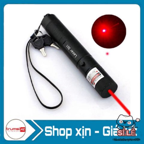 Đèn Pin Sạc Laser 303 Đỏ - Thiết Bị Chiếu Sáng Đa Năng, Chống Nước, Phù Hợp Cho Du Lịch và Thuyết Trình