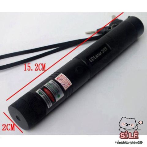 Đèn Pin Sạc Laser 303 Đỏ - Thiết Bị Chiếu Sáng Đa Năng, Chống Nước, Phù Hợp Cho Du Lịch và Thuyết Trình