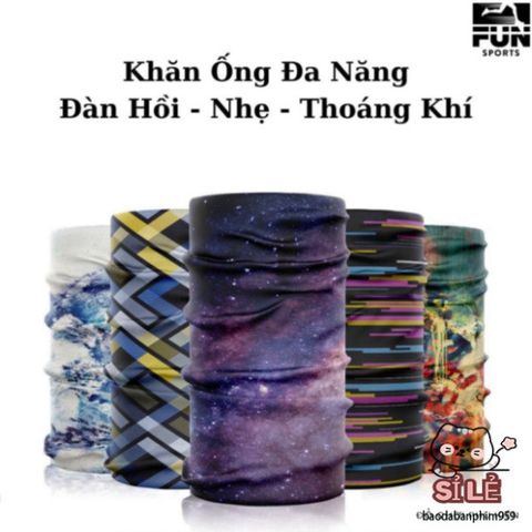 Khăn Ống Đa Năng Chống Nắng UV - Thoáng Khí, Co Giãn, Phù Hợp Đi Bộ, Chạy Bộ, Leo Núi - Phụ Kiện Thời Trang Cho Nam Nữ