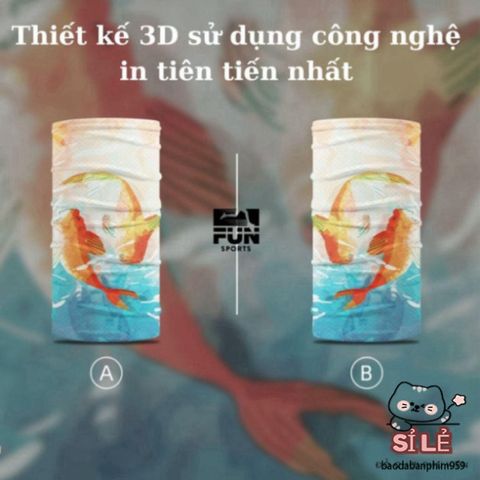 Khăn Ống Đa Năng Chống Nắng UV - Thoáng Khí, Co Giãn, Phù Hợp Đi Bộ, Chạy Bộ, Leo Núi - Phụ Kiện Thời Trang Cho Nam Nữ