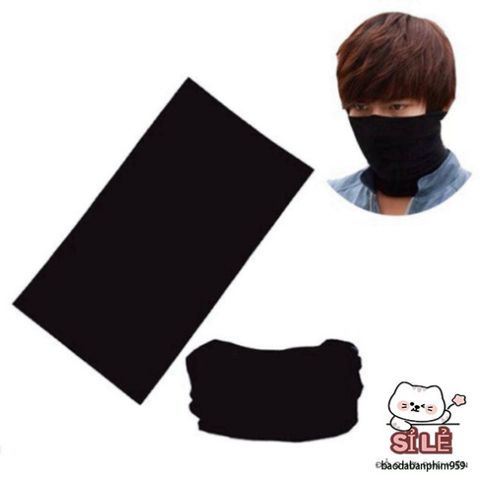Khẩu Trang Đầu Lâu Thời Trang Đen - Khăn Đa Năng Chống Nắng và Bụi, Phụ Kiện Du Lịch của Giới Trẻ Năng Động