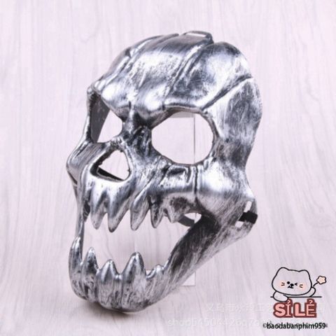 Mặt Nạ Kinh Dị Halloween Hình Đầu Lâu - Phụ Kiện Xương Đáng Sợ Cho Nam, Hoàn Hảo Cho Tiệc Hóa Trang và lễ Hội