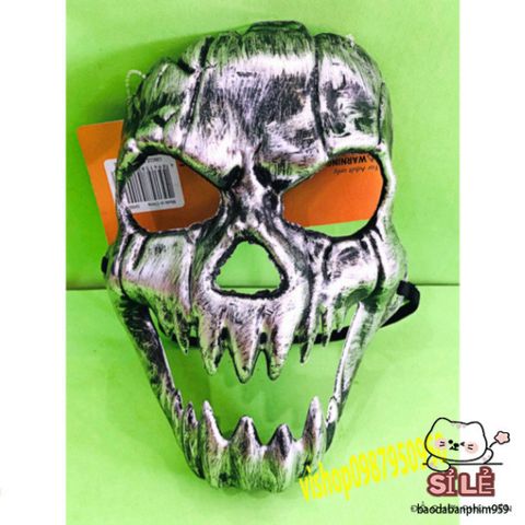 Mặt Nạ Kinh Dị Halloween Hình Đầu Lâu - Phụ Kiện Xương Đáng Sợ Cho Nam, Hoàn Hảo Cho Tiệc Hóa Trang và lễ Hội