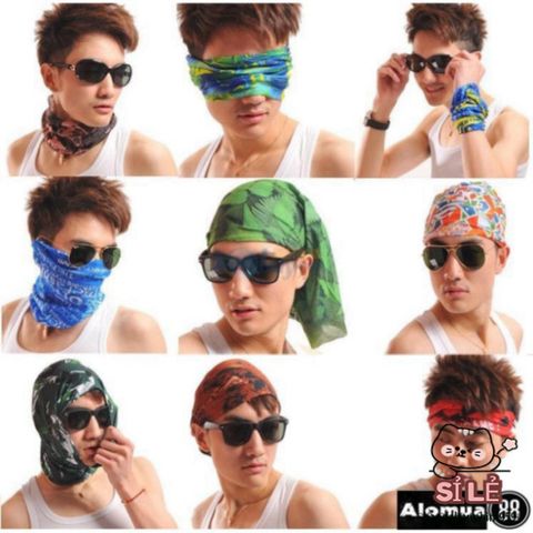 Khăn Đa Năng Co Giãn Thể Thao - Khăn Che Nắng, Khăn Quàng Cổ, Khăn Turban Dành Cho Chạy Bộ, Phượt - Giao Hàng Mẫu Ngẫu Nhiên