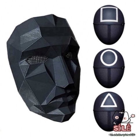 Mặt Nạ Trò Chơi Con Mực - Phụ Kiện Halloween & Hóa Trang Trung Thu Độc Đáo Cho Mọi Dịp Lễ Hội