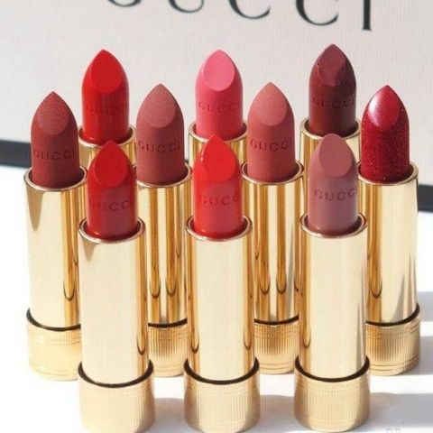 Son Gucci Limited-Edition Rouge À Lèvres Mat 217 Valeria Rose - Son Môi Hồng Cam Đất Sang Trọng Chính Hãng