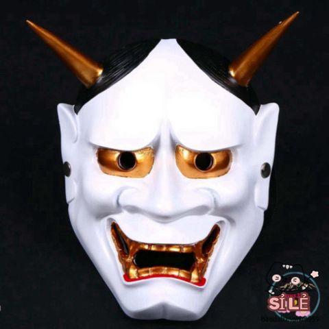 Mặt Nạ Hóa Trang Quỷ Oni Noh Hannya - Phụ Kiện Halloween Độc Đáo Cho Tiệc Hóa Trang & Chụp Hình Kỷ Niệm