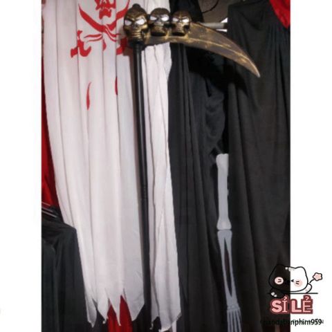 Lưỡi Hái Nhựa Thần Chết - Phụ Kiện Halloween Hoàn Hảo Cho Trang Phục Hóa Trang, Sự Kiện Cosplay, Tiệc Tùng