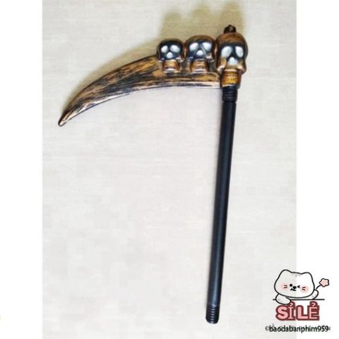Lưỡi Hái Nhựa Thần Chết - Phụ Kiện Halloween Hoàn Hảo Cho Trang Phục Hóa Trang, Sự Kiện Cosplay, Tiệc Tùng