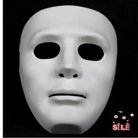 Mặt Nạ Dạ Hội Màu Trắng Hip Hop Jabbawockeez - Phụ Kiện Hóa Trang Độc Đáo cho Halloween và Các Sự Kiện Nghệ Thuật