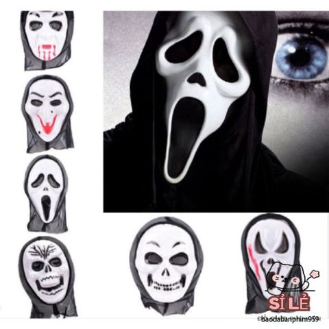 Bộ Trang Phục Halloween Thần Chết - Áo Choàng, Mặt Nạ & Lưỡi Hái Huyền Bí, Phụ Kiện Dự Tiệc Thú Vị Cho Mùa Lễ Hội