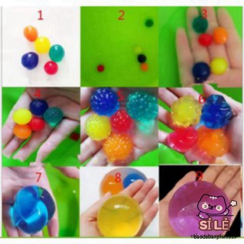 Hạt Nở Khổng Lồ Nhật Bản (Giant Orbeez) Cỡ Đại - Đồ Chơi Sáng Tạo Cho Trẻ Em, Kích Thước Đặc Biệt 6-10cm, Thú Vị Và An Toàn