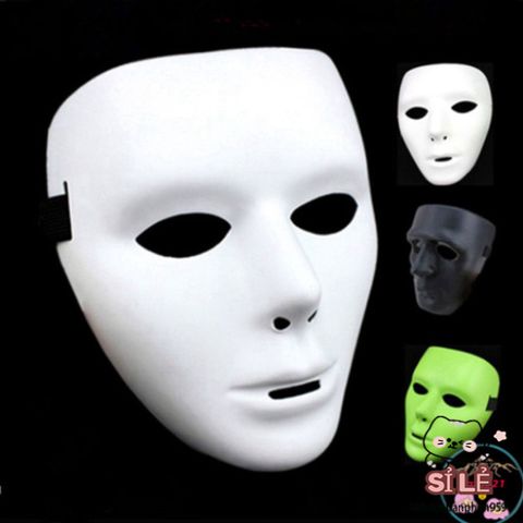 Mặt Nạ Dạ Hội Màu Trắng Jabbawockeez Phong Cách Hip Hop - Phụ Kiện Hóa Trang Độc Đáo Cho Tiệc Halloween và Sự Kiện Ấn Tượng